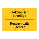 Elektronisch beveiligd - Electronically Secured
