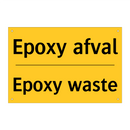 Epoxy afval - Epoxy waste