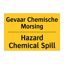 Gevaar Chemische Morsing - Hazard Chemical Spill