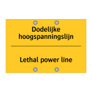 Dodelijke hoogspanningslijn - Lethal power line