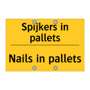 Spijkers in pallets - Nails in pallets