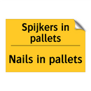 Spijkers in pallets - Nails in pallets