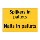 Spijkers in pallets - Nails in pallets