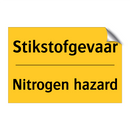 Stikstofgevaar - Nitrogen hazard