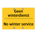 Geen winterdienst - No winter service