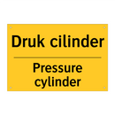 Druk cilinder - Pressure cylinder