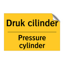 Druk cilinder - Pressure cylinder