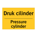 Druk cilinder - Pressure cylinder
