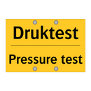 Druktest - Pressure test