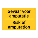 Gevaar voor amputatie - Risk of amputation