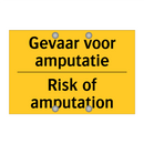 Gevaar voor amputatie - Risk of amputation