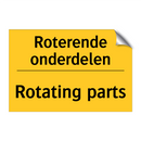 Roterende onderdelen - Rotating parts
