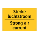 Sterke luchtstroom - Strong air current