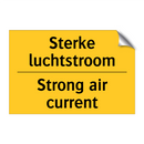 Sterke luchtstroom - Strong air current