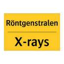 Röntgenstralen - X-rays