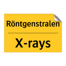 Röntgenstralen - X-rays