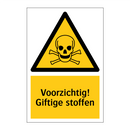 Voorzichtig! Giftige stoffen