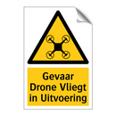 Gevaar Drone Vliegt in Uitvoering