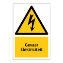 Gevaar Elektriciteit