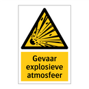 Gevaar explosieve atmosfeer