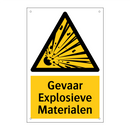 Gevaar Explosieve Materialen