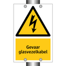 Gevaar glasvezelkabel