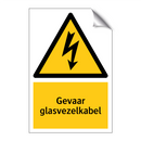 Gevaar glasvezelkabel