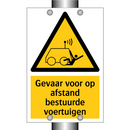 Gevaar voor op afstand bestuurde voertuigen