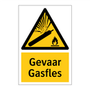 Gevaar Gasfles