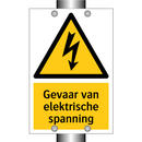 Gevaar van elektrische spanning