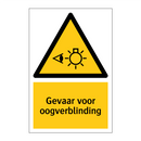 Gevaar voor oogverblinding