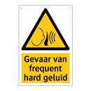 Gevaar van frequent hard geluid