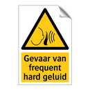 Gevaar van frequent hard geluid