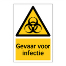 Gevaar voor infectie
