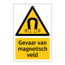 Gevaar van magnetisch veld