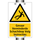 Gevaar Verminderde Schachtkop Volg Instructies