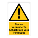 Gevaar Verminderde Schachtkuil Volg Instructies