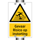 Gevaar Risico op instorting