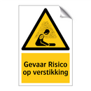 Gevaar Risico op verstikking