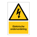 Elektrische onderverdeling
