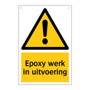 Epoxy werk in uitvoering