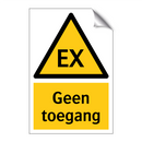 Geen toegang