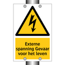 Externe spanning Gevaar voor het leven