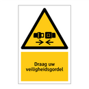 Draag uw veiligheidsgordel