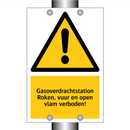 Gasoverdrachtstation Roken, vuur en open vlam verboden!