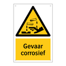Gevaar corrosief