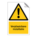 Verplaatsbare installatie
