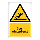Geen winterdienst