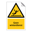 Geen winterdienst