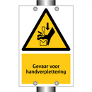 Gevaar voor handverplettering